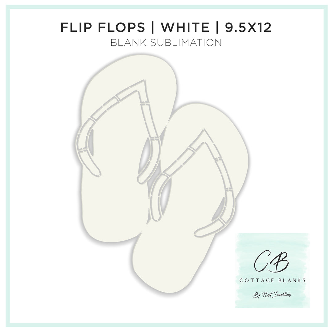 Blank fashion flip flops