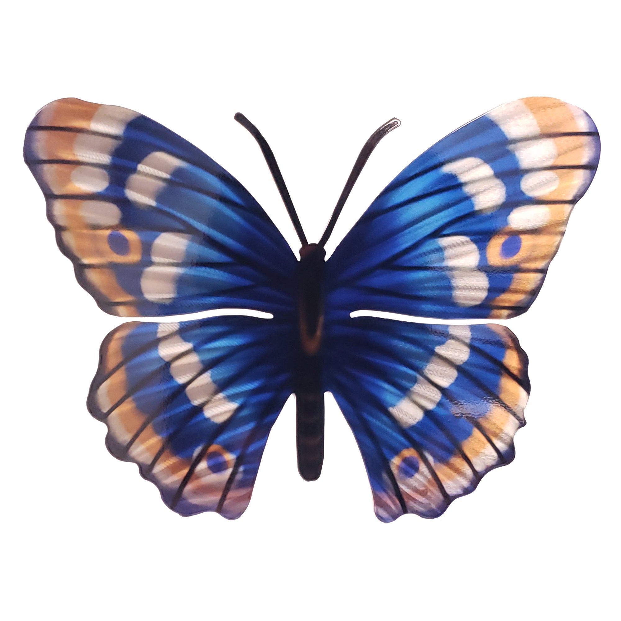 Sapphire Small Butterfly Metal Wall Art | Butterfly Home & Yard Decor ...